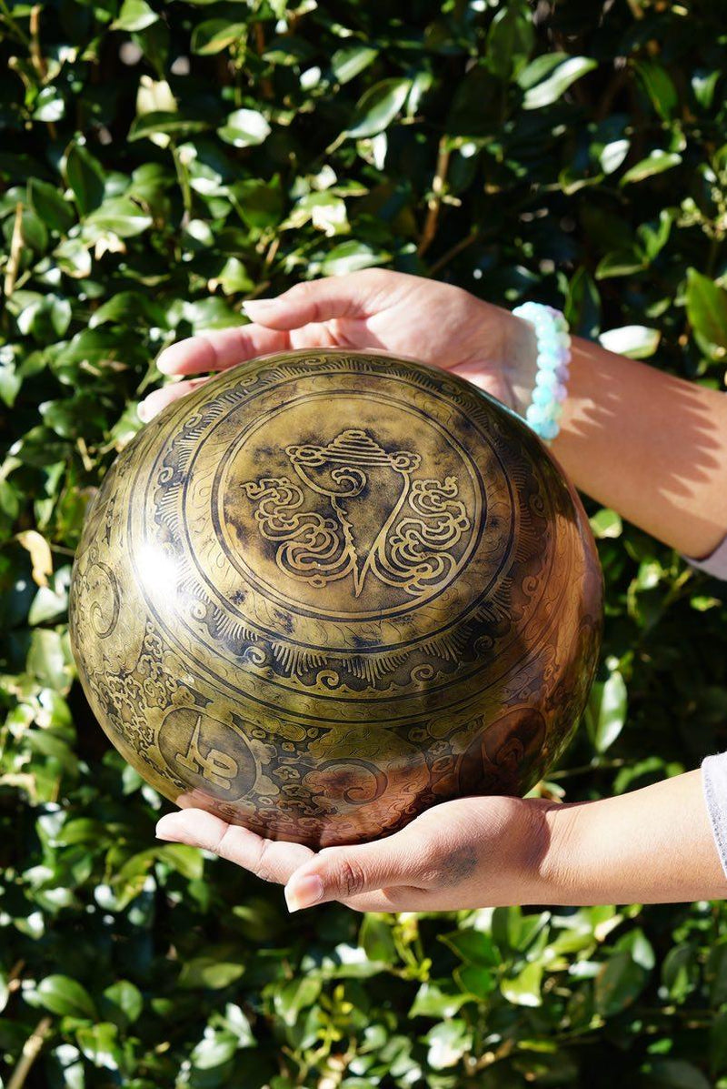 Tibetan Antique Singing Bowl for Chakra healing and balancing