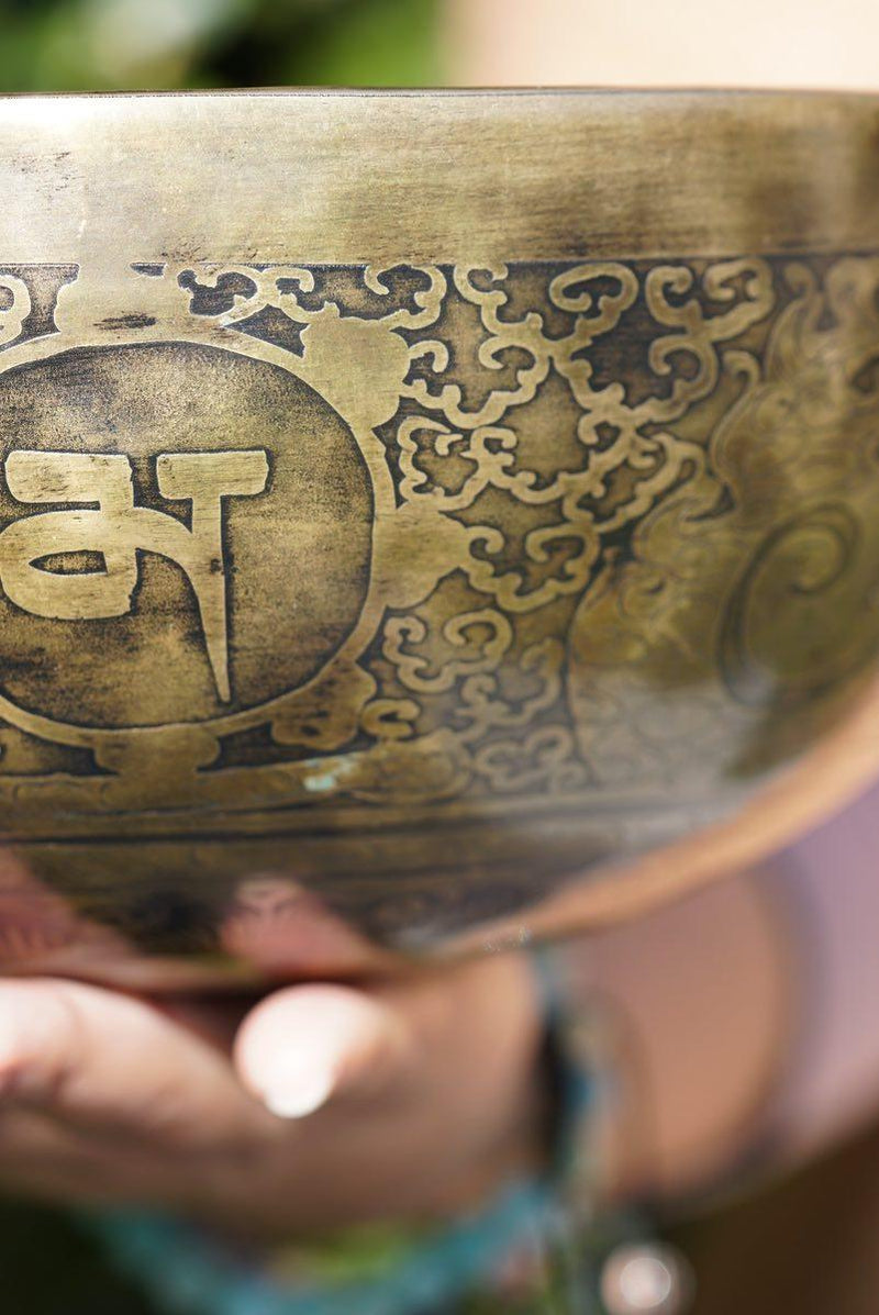 Tibetan Antique Singing Bowl for Chakra healing and balancing