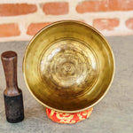 Mandala Symbol in a singing bowl 
