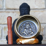 Himalayas Singing bowl with Ganesh Symbol
