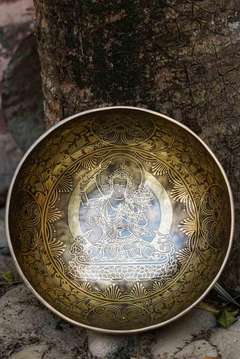 Large Singing Bowl also known as Prayer bowl for healing and meditation. An additional accessory for your yoga space-mind healing