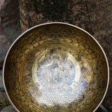 Large Singing Bowl also known as Prayer bowl for healing and meditation. An additional accessory for your yoga space-mind healing