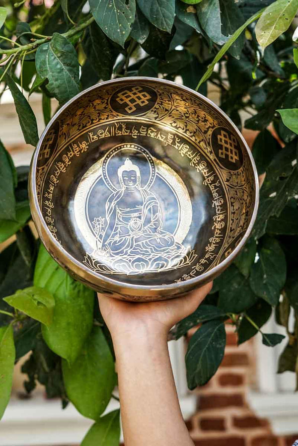 Buddha Singing Bowl for meditation and altar space. Heal your body ,mind and soul.