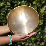 hand hammered singing bowl for sound meditation