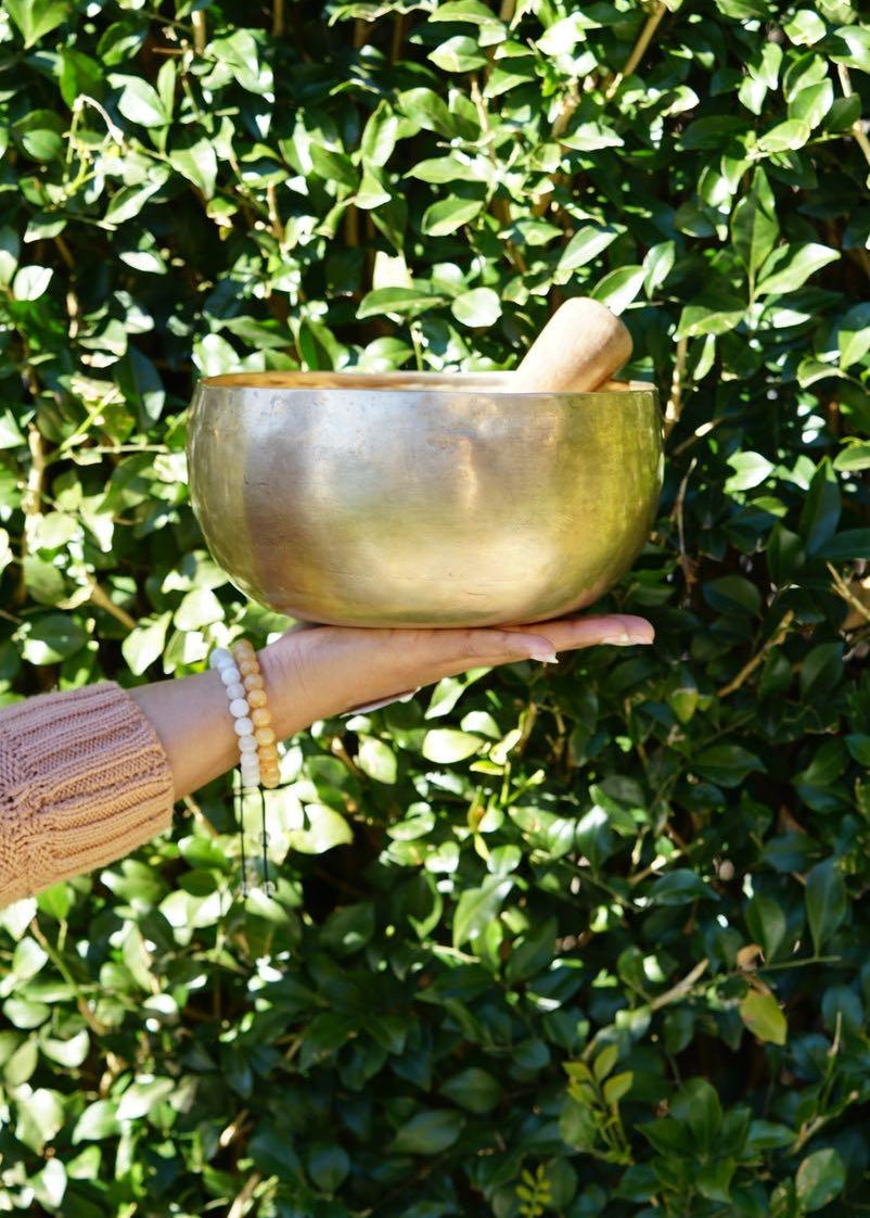 Antique Singing Bowl for sound healing and meditation