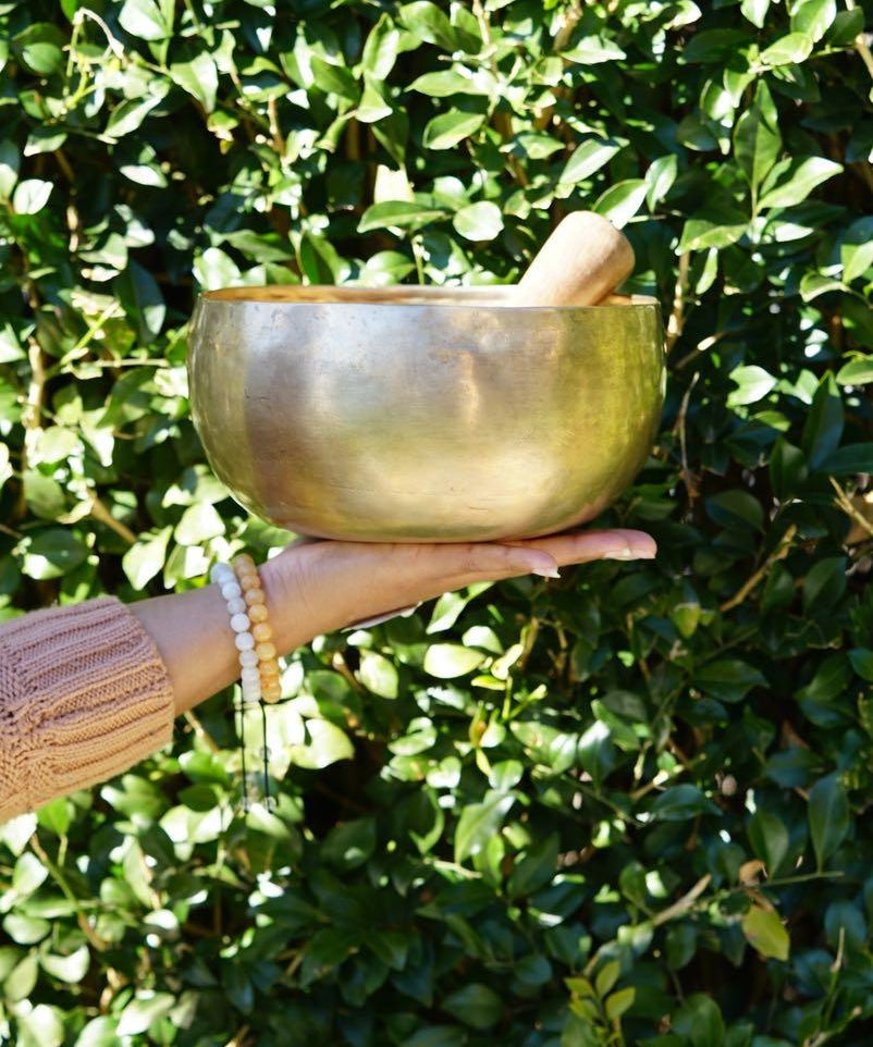 Antique Singing Bowl for sound healing and meditation