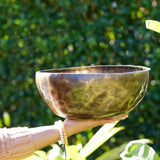 hand hammered singing bowl for sound meditation