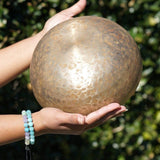 hand hammered singing bowl for sound meditation