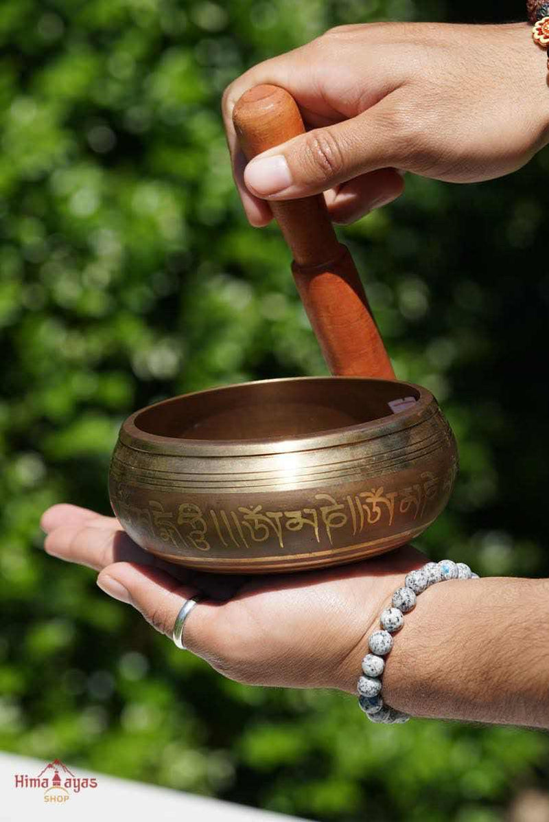 Pancha Buddha Singing Bowl - Himalayas Shop
