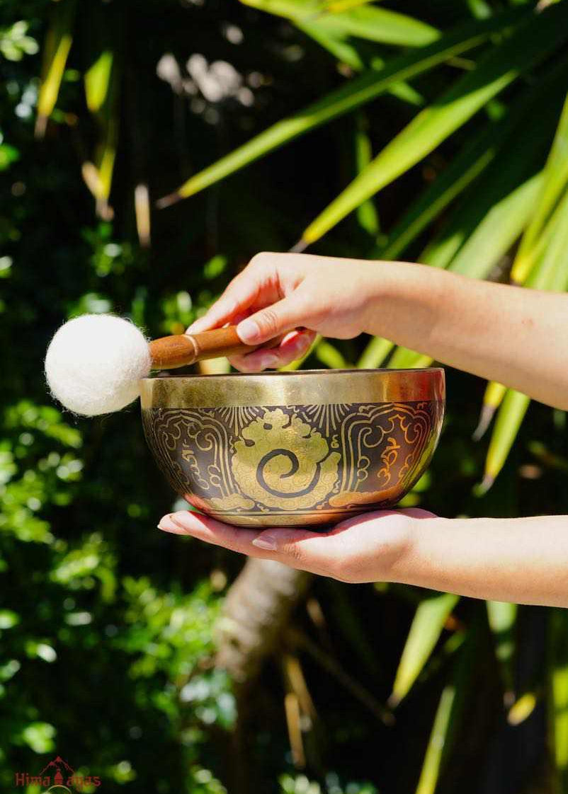 Buy Singing bowl online with free Silk Ring Cushion and mallet at best prices.