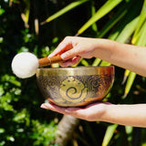 Buy Singing bowl online with free Silk Ring Cushion and mallet at best prices.