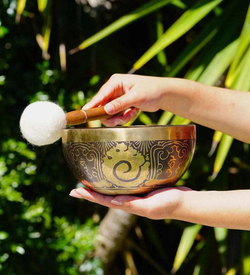 Buy Singing bowl online with free Silk Ring Cushion and mallet at best prices.