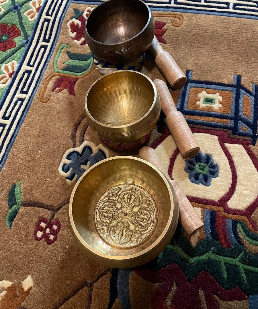 3 Singing Bowl set