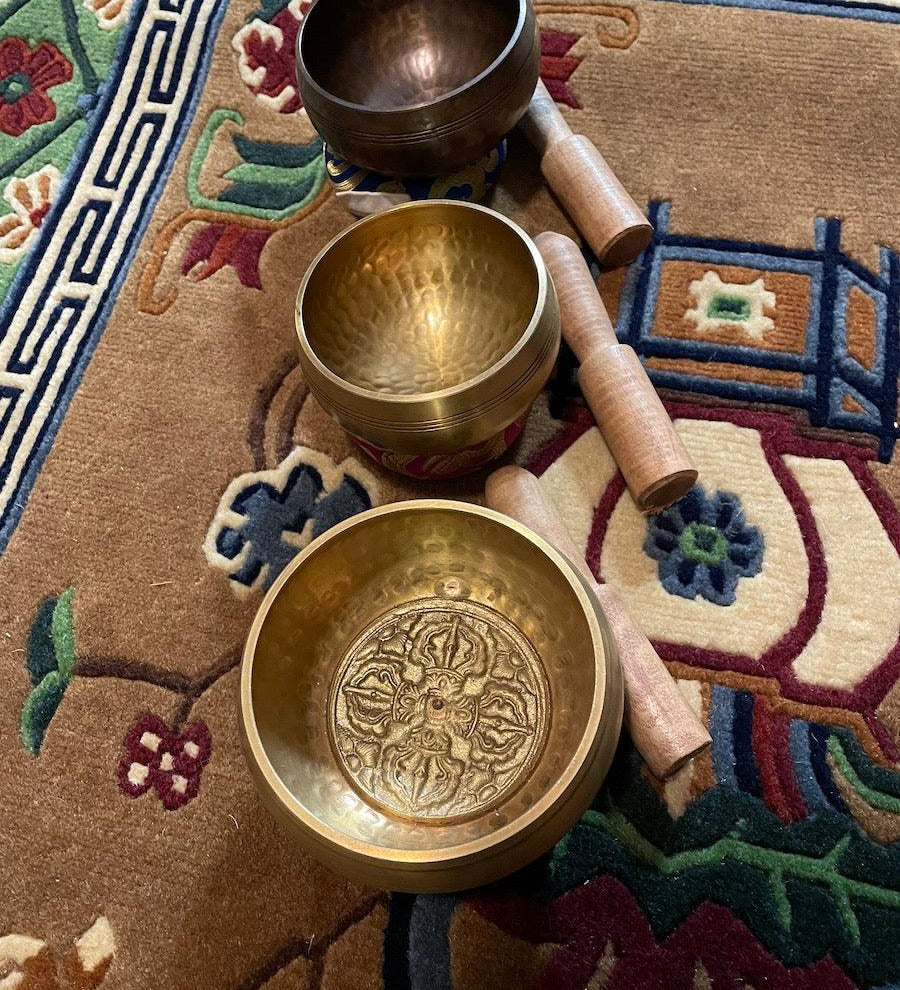 3 Singing Bowl set