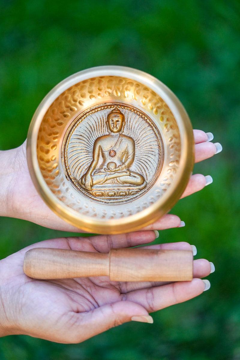 Buddha Singing bowl for healing and meditation