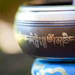 Bronze Om Carved Singing Bowl - HimalayasShop