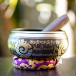 Amitabha Buddha Carved Singing Bowl - HimalayasShop