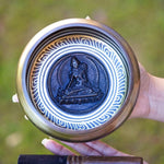 White Tara Carved Singing Bowl - HimalayasShop 