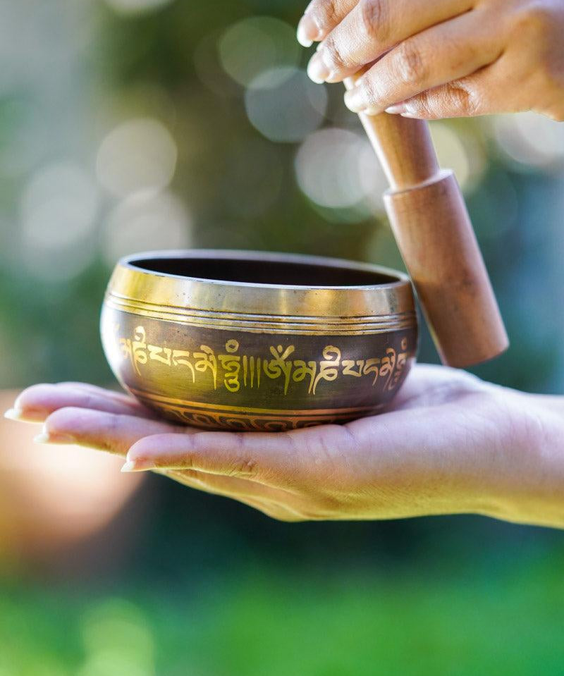 OM Mani Padme Hum Singing bowl - HimalayasShop