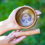 Lotus singing bowl - HimalayasShop 