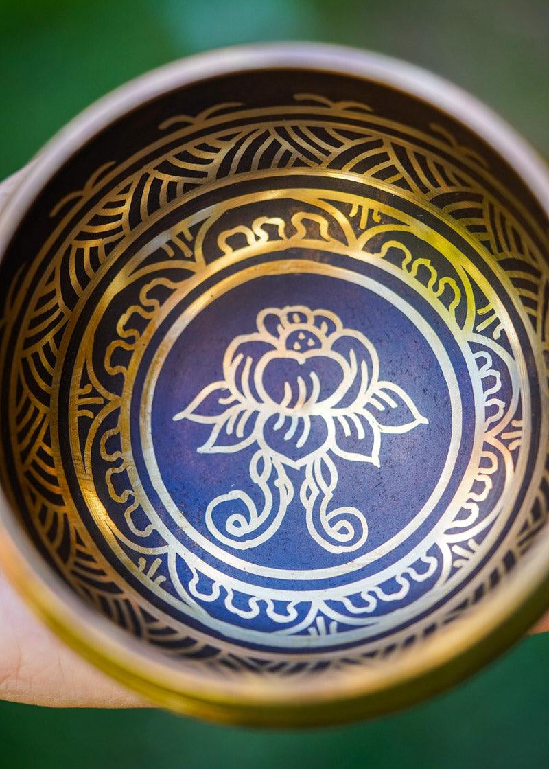Lotus singing bowl - HimalayasShop 