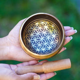Flower of life Singing Bowl - Tibetan bowl for healing