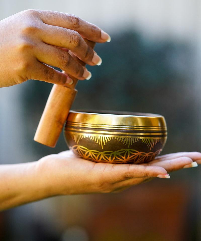 Flower of life Singing Bowl - Tibetan bowl for healing