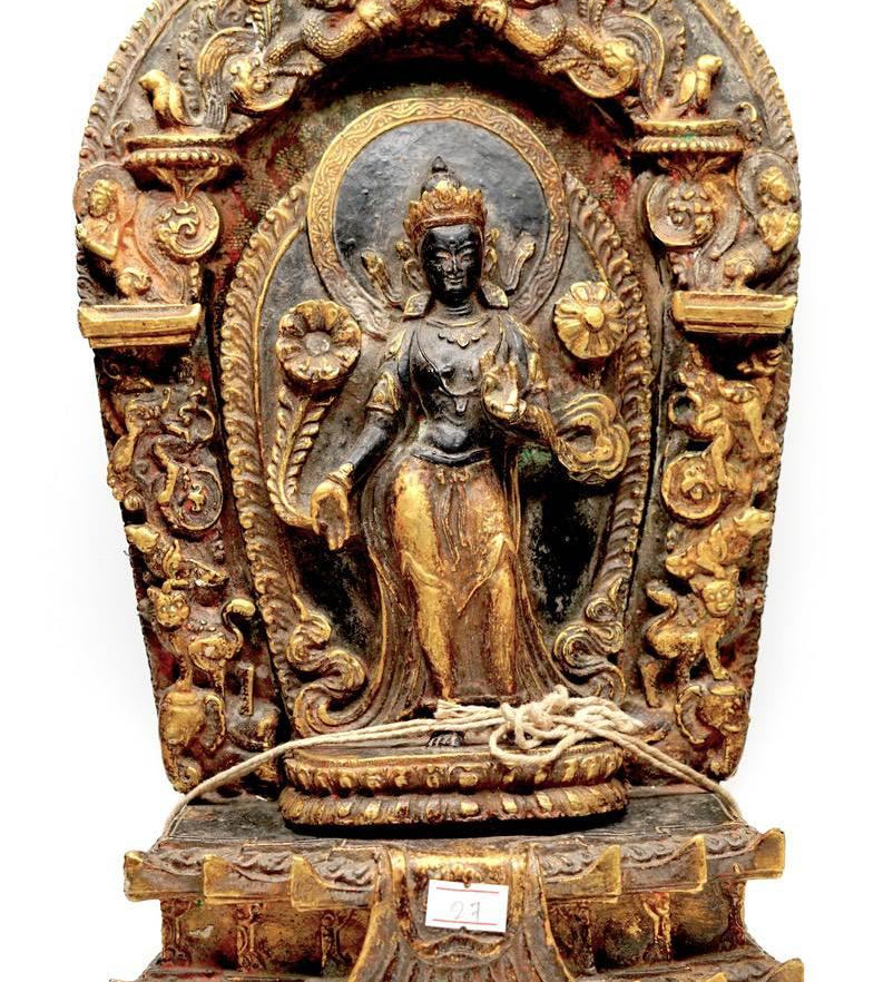 Standing Avalokiteshvara Sculpture antique master pcs collection 
