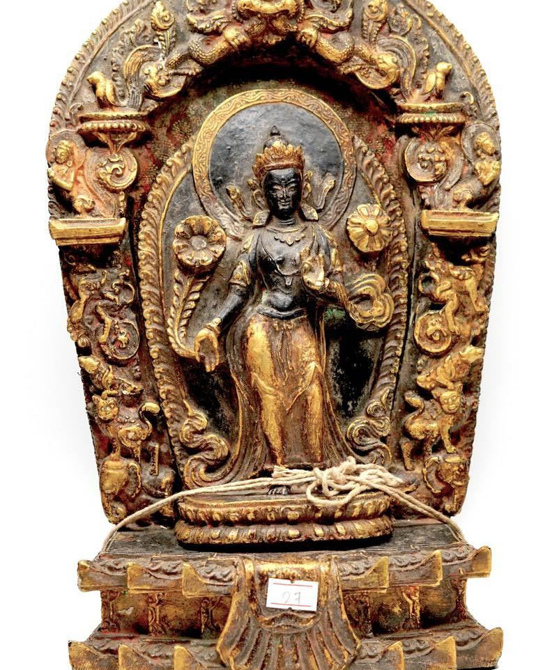 Standing Avalokiteshvara Sculpture antique master pcs collection 