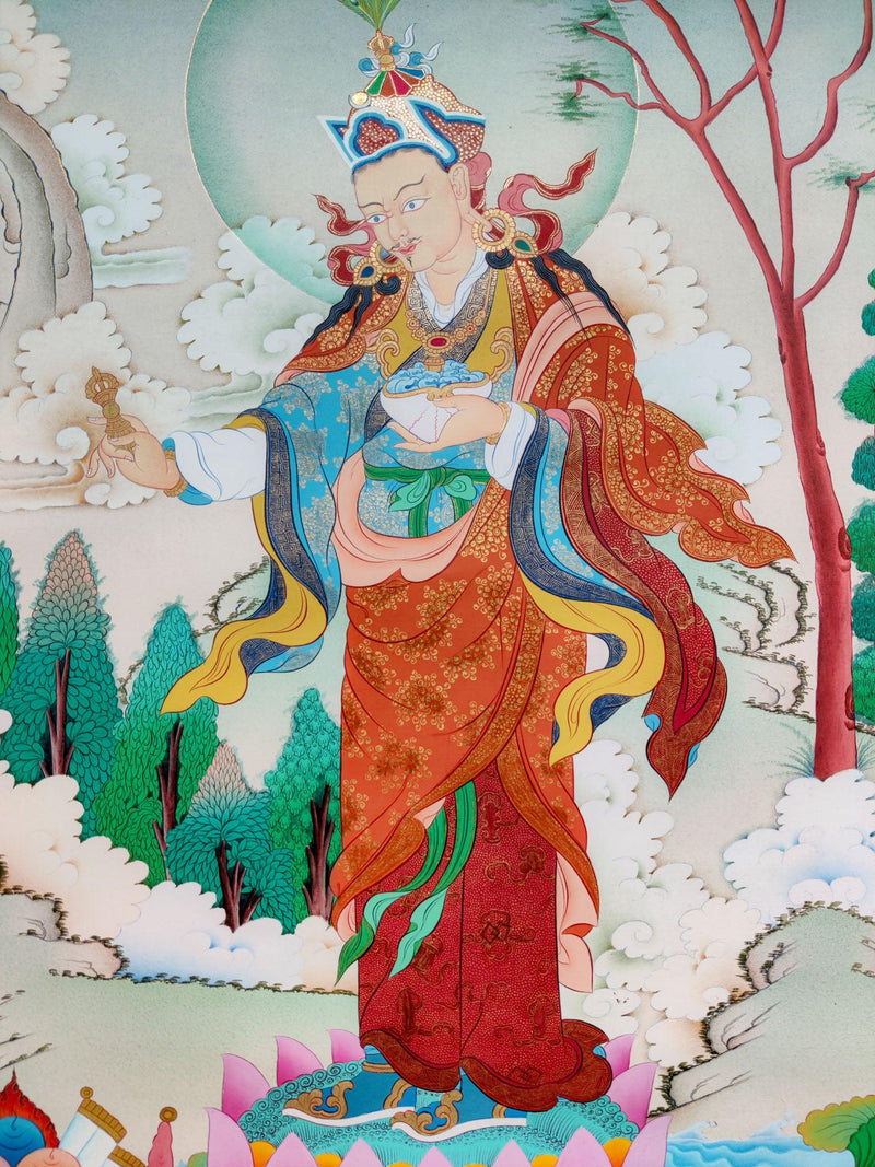 High Quality Guru Padmasambhava Thangka