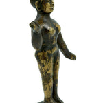 Vintage Bronze Statue of Standing Woman - Himalayas Shop