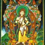 Standing Vajrasattva Newari Thangka