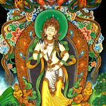 Standing Vajrasattva Newari Thangka