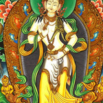 Standing Vajrasattva Newari Thangka