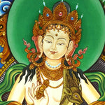Standing Vajrasattva Newari Thangka