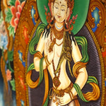Standing Vajrasattva Newari Thangka