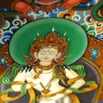 Standing Vajrasattva Newari Thangka