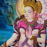 Tara Thangka Painting - Best handpainted thangka painting - HimalayasShop