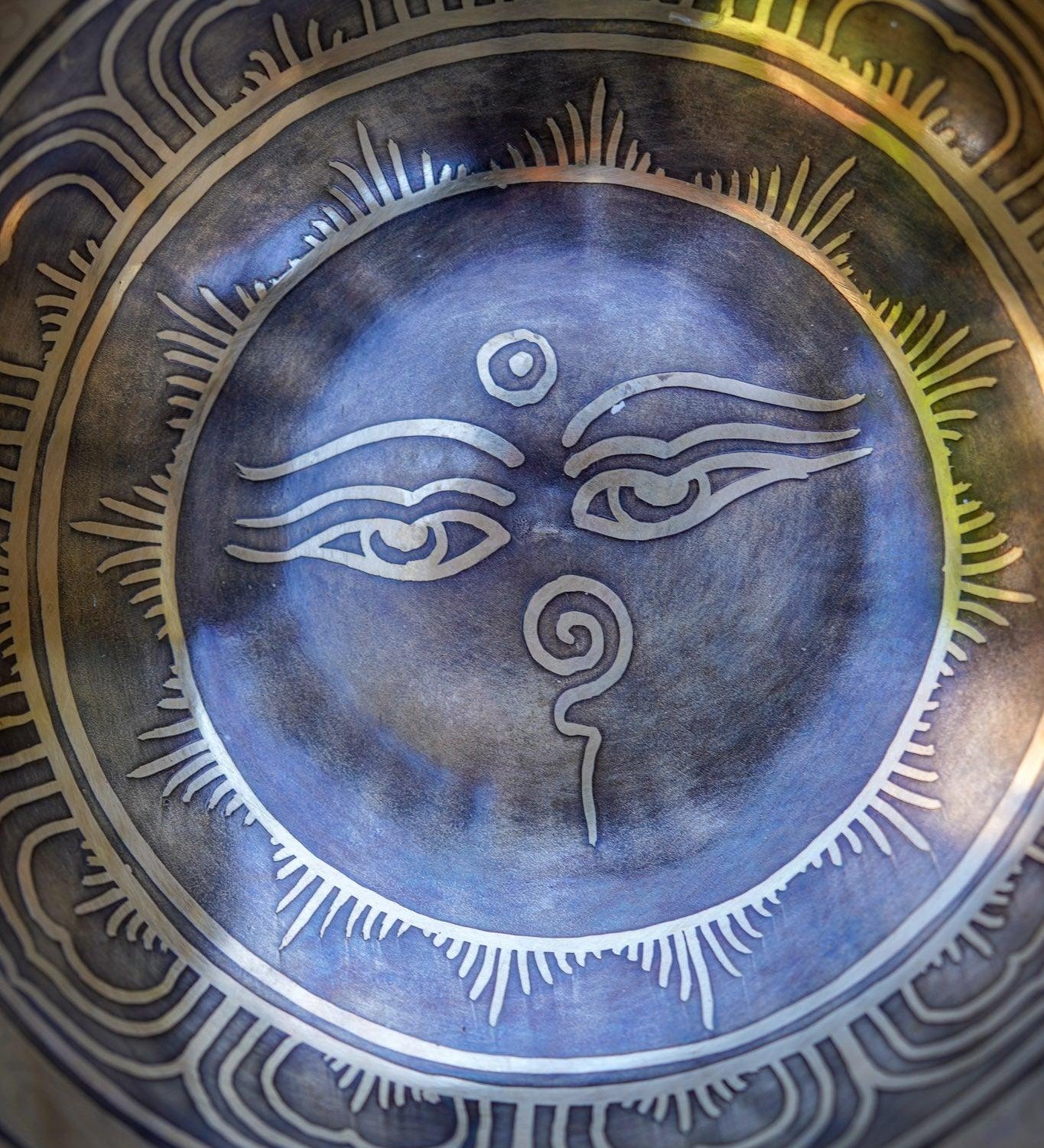 Buddha Eye Singing Bowl - HimalayasShop