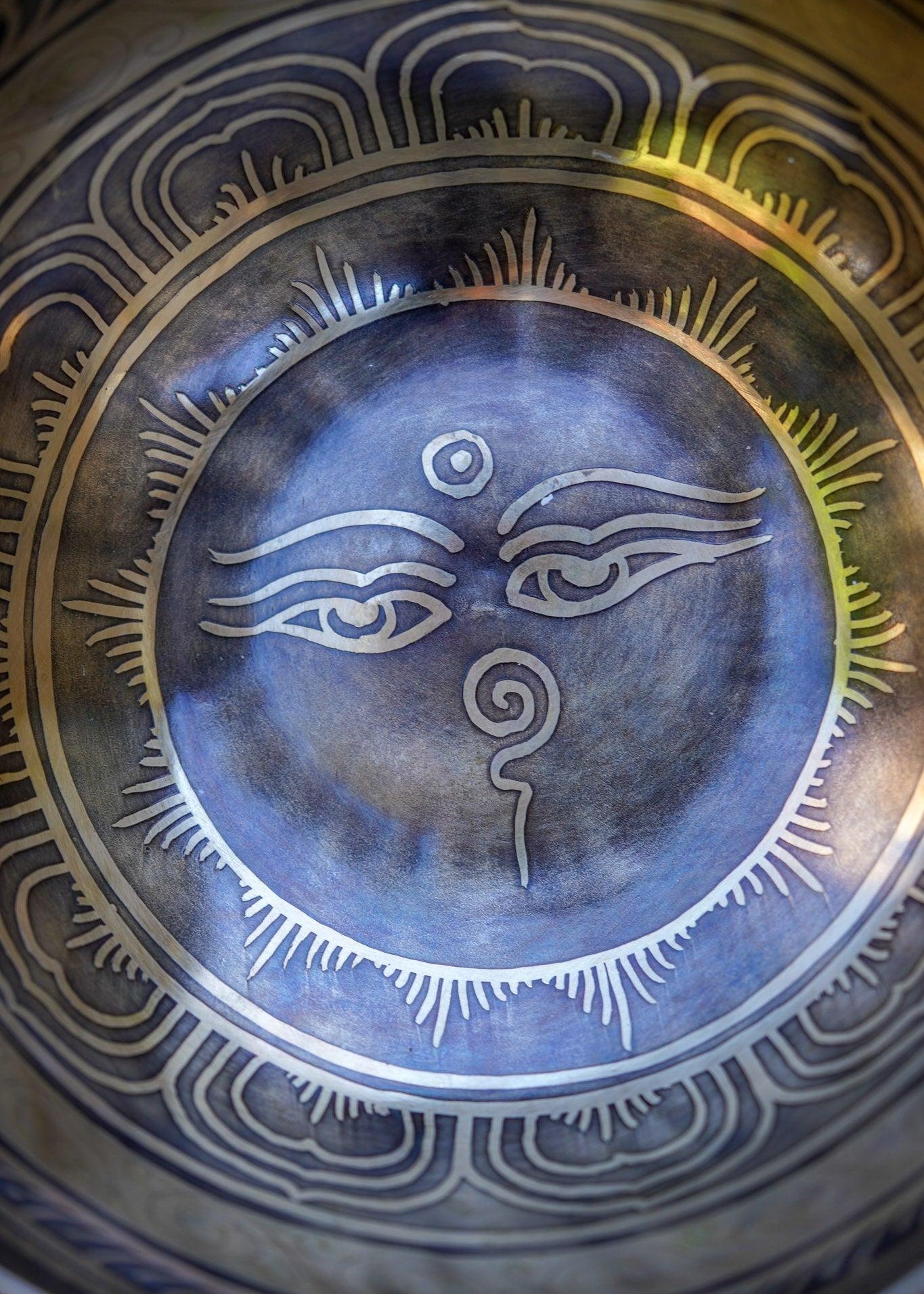 Buddha Eye Singing Bowl - HimalayasShop