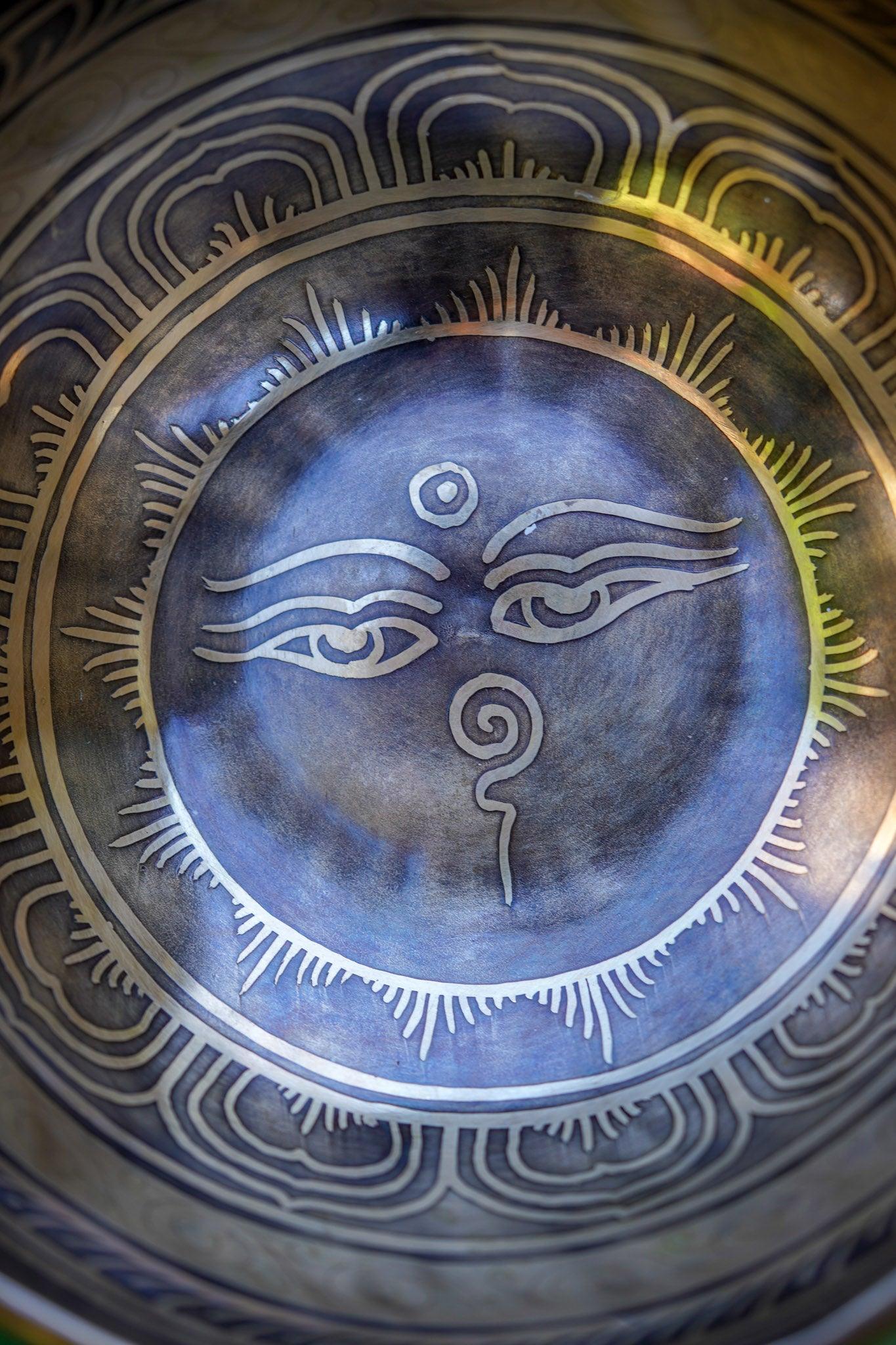 Buddha Eye Singing Bowl - HimalayasShop