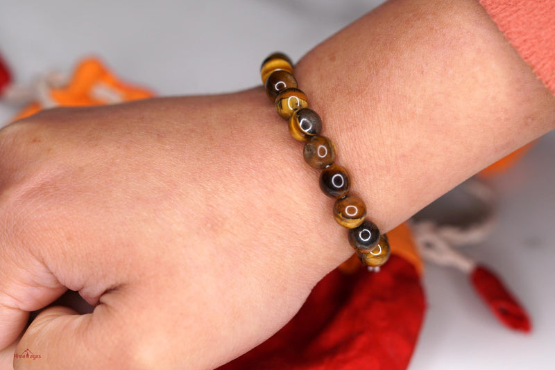 Real Tiger eye Unisex Bracelet for sale