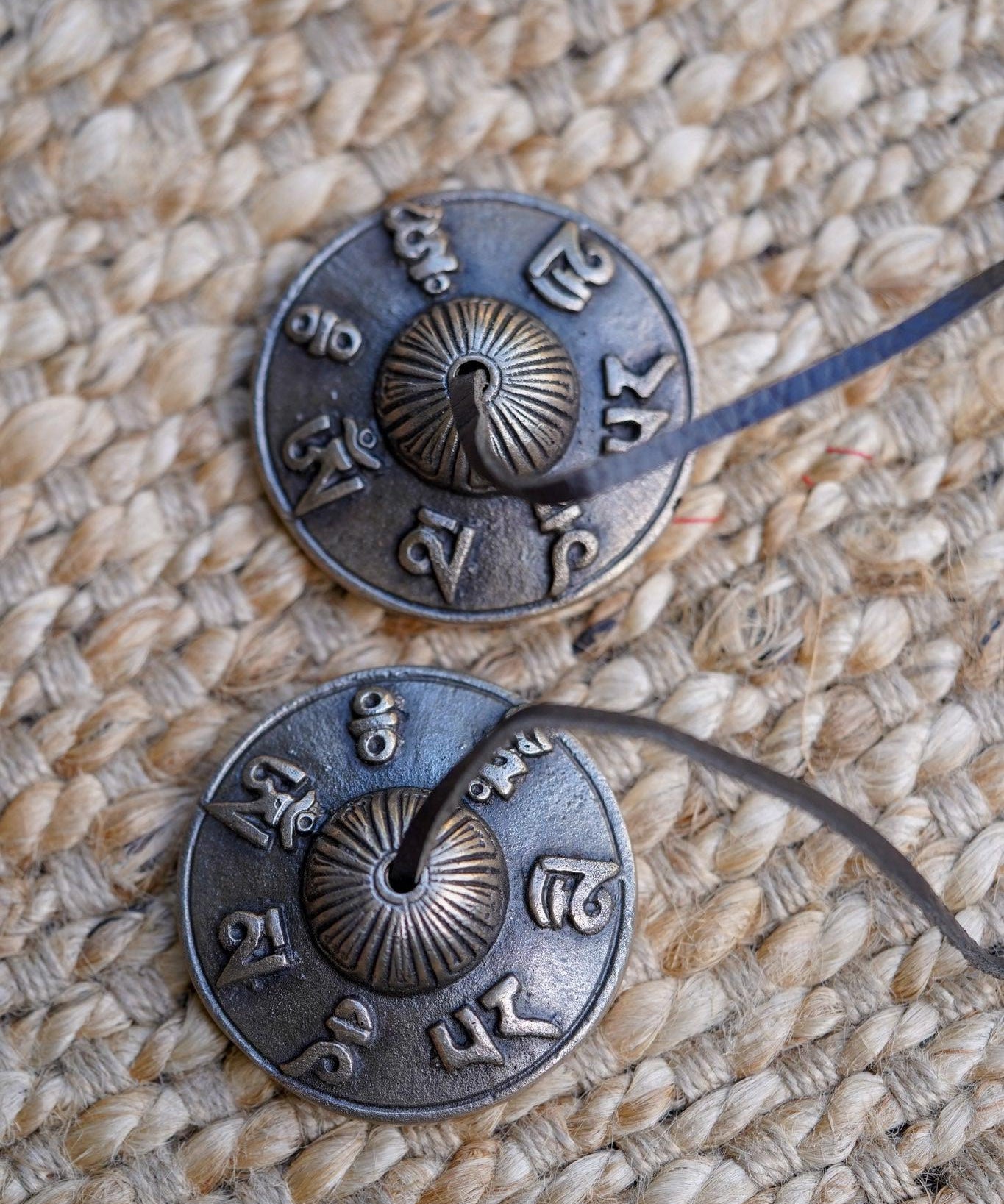 Tibetan Mantra Tingsha for sound healing.