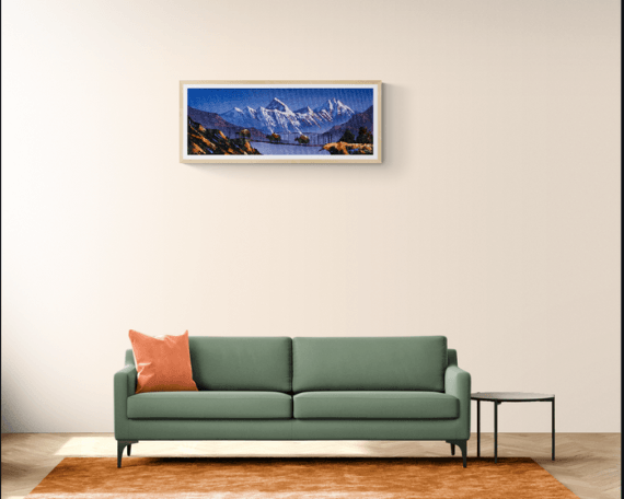 Oil Painting of Mount Everest - Himalayas Shop