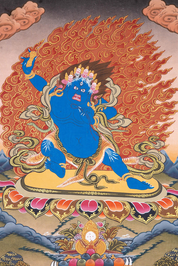 Vajrapani Thangka - Himalayas Shop