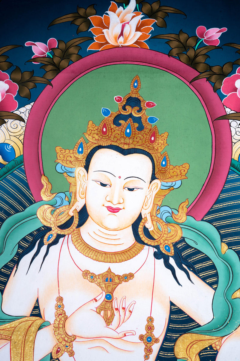 Vajrasattva High Quality Thangka - Himalayas Shop