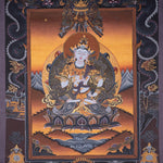 Beautiful Vajrasattva Tibetan thangka