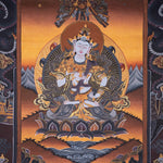 Beautiful Vajrasattva Tibetan thangka - Himalayas Shop