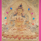 Vajrasattva painting from Nepal - Himalayas Shop