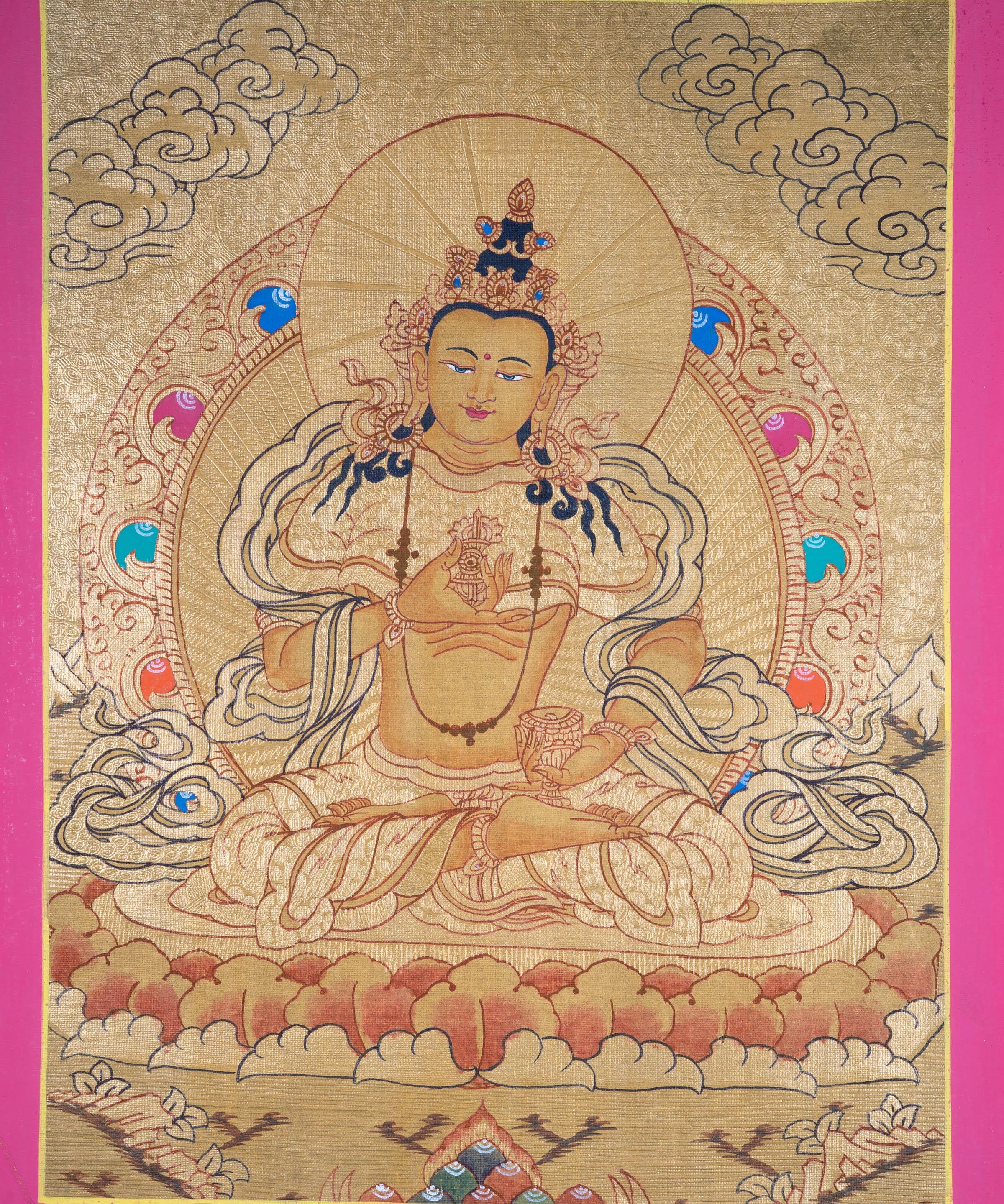 Vajrasattva painting from Nepal - Himalayas Shop